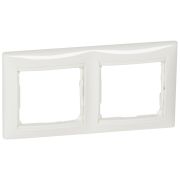 Рамка 2-м Valena горизонт. бел. IEK 774452
