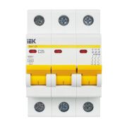 Выключатель автоматический модульный 3п C 25А 4.5кА ВА47-29 KARAT IEK MVA20-3-025-C