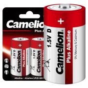 Элемент питания алкалиновый D/LR20 1.5В Plus Alkaline LR20-BP2 BL-2 (блист.2шт) Camelion 1654