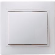 Выключатель 1-кл. СП Кварта 10А IP20 ВС10-1-0-КБ бел. GENERICA EVK10-K01-10-DM