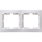 Рамка 2-м Кварта РГ-2-КБ горизонт. бел. GENERICA EMK20-K01-DM