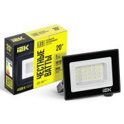Прожектор светодиодный СДО 06-20 4000К IP65 черн. IEK LPDO601-20-40-K02
