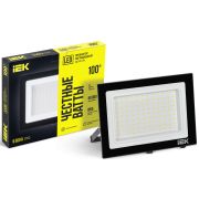 Прожектор светодиодный СДО 06-100 6500К IP65 черн. IEK LPDO601-100-65-K02