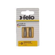 Бита крестовая Industrial PH 2х25 (блист.2шт) FELO 02202036