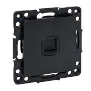 Розетка компьютерная 1-м Стокгольм RJ45 механизм черн. PROxima EKF EZK01-035-10