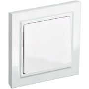 Выключатель 1-кл. СП BRITE ВСР10-1-0-БрБ 10А в сборе бел. IEK BR-V10-0-10-K01-F