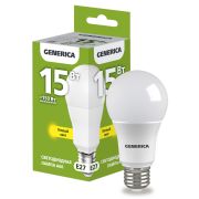 Лампа светодиодная A60 15Вт грушевидная 3000К E27 230В GENERICA LL-A60-15-230-30-E27-G