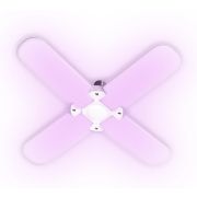 Лампа светодиодная PPG T95-4p AGRO 36Вт FR E27 4 лепестка с поворотом 90град. для растений красн.650нм/син.450нм JazzWay 5043350