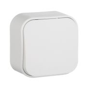 Переключатель проходной 1-кл. ОП Quteo 10А IP20 10AX бел. IEK 782204